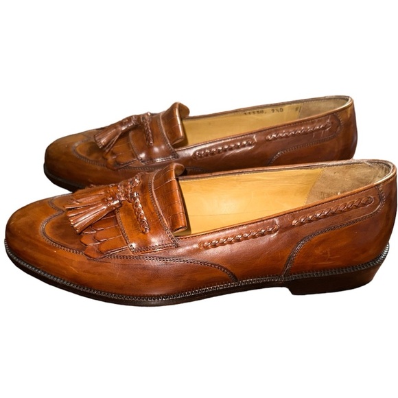 Bragano  by Cole Haan Mens brown Kiltie Tassel Loafers Sz. 9 1/2 main image 4